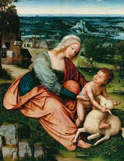 Quentin Matsys Madonna and Child with the Lamb china oil painting image